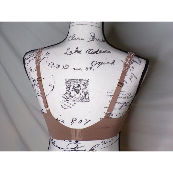 🆕 NATORI Pure Luxe Full UW T-Shirt Bra 36D Dulce Light Mocha #732080 - Picture 7 of 8